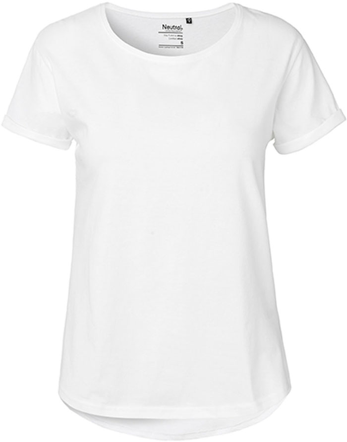 Roll-Up Damen-T-Shirt aus Fairtrade-Baumwolle