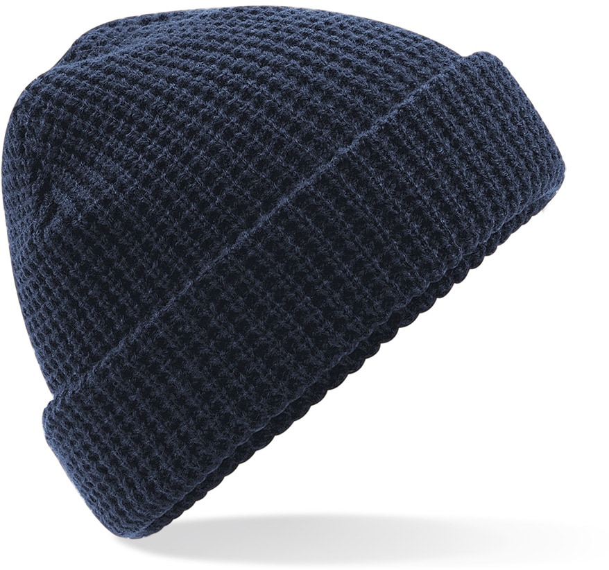 Beanie mit dickem Waffelmuster-Strick