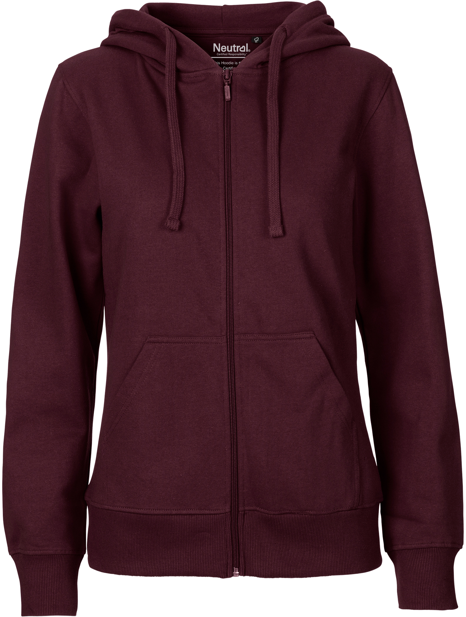 Flauschiger Damen Zip-Hoodie aus Fairtrade-Baumwolle