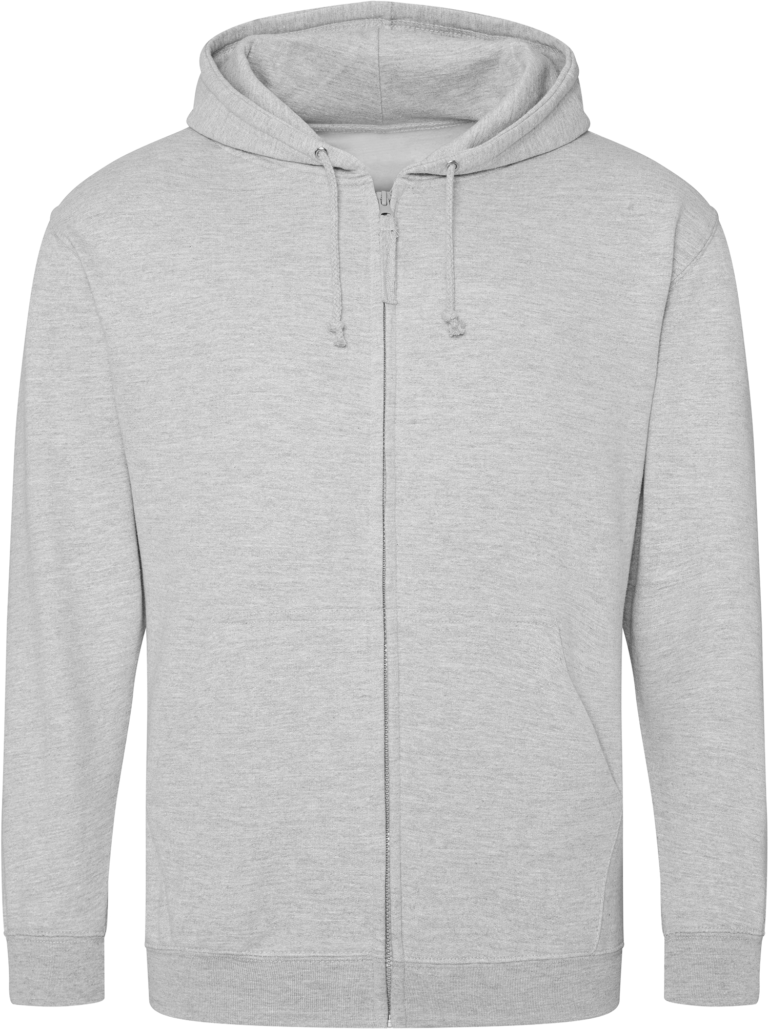 Kuscheliger Herren Zip-Hoodie mit Kängurutasche