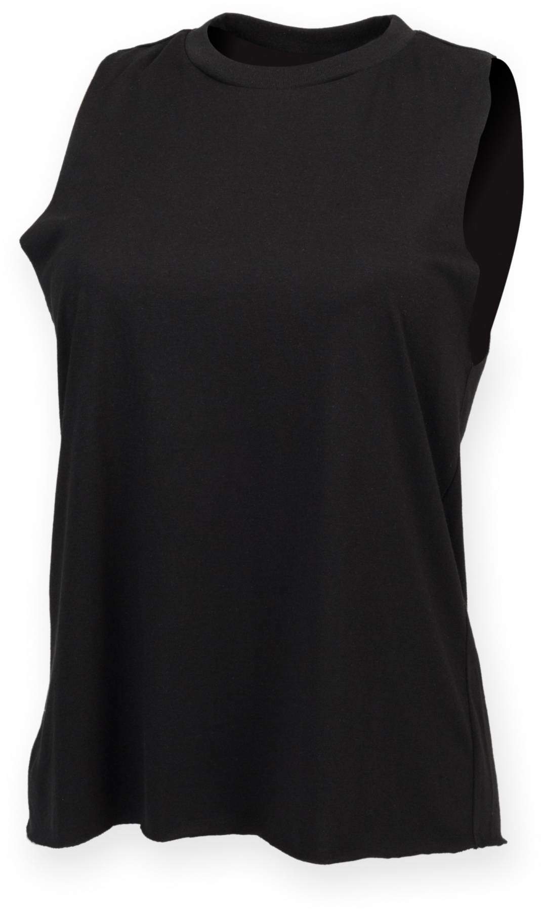 Modisches Damen-Tanktop mit ungesäumte Kanten