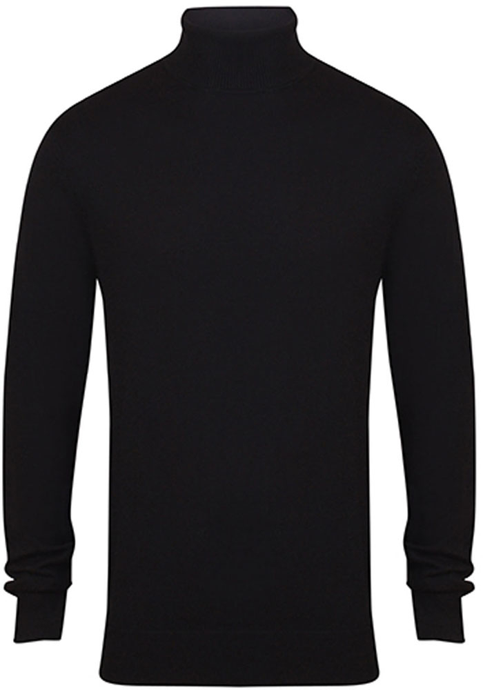 Herren-Rollkragenpullover aus Feinstrick