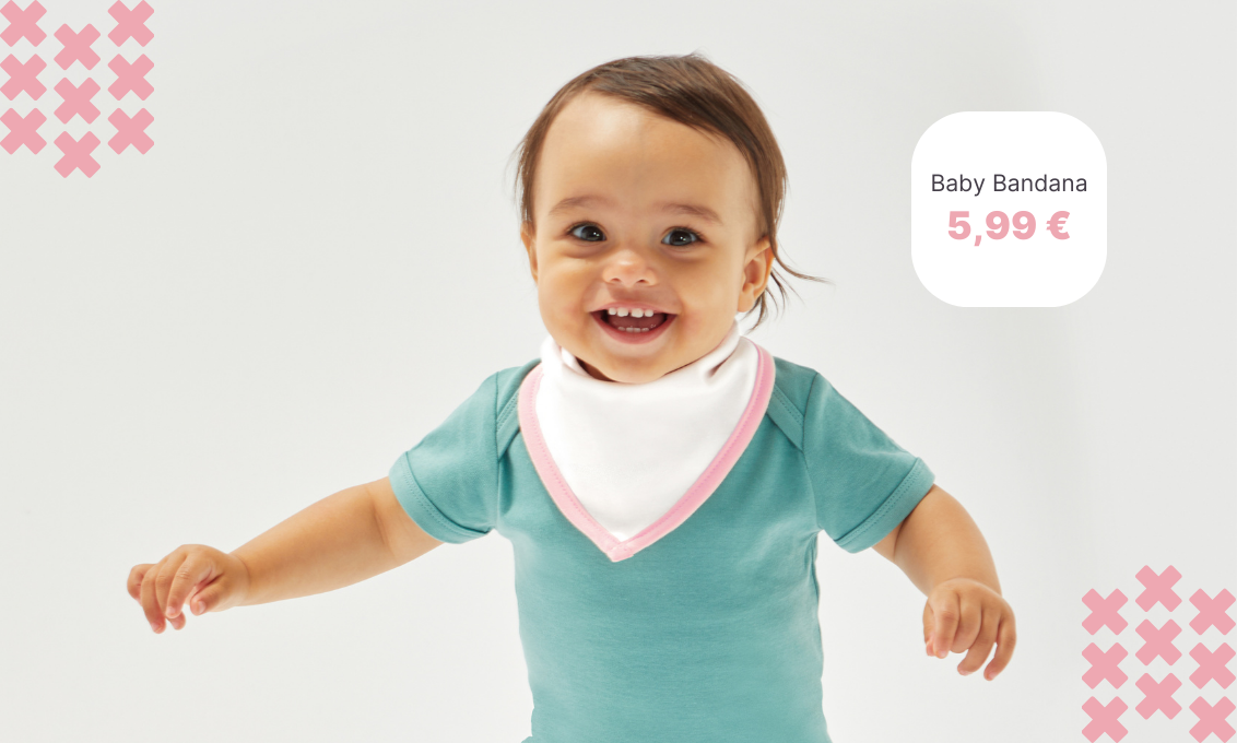 Baby Bandana aus Bio-Baumwolle