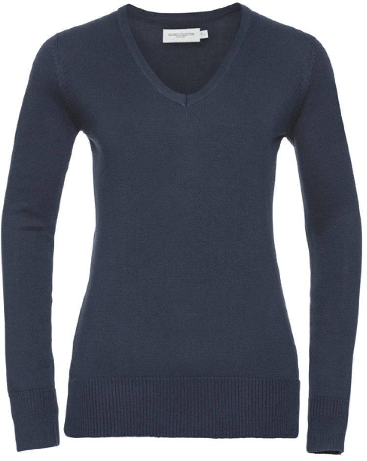 Pflegeleichter V-Neck Damen-Strickpullover