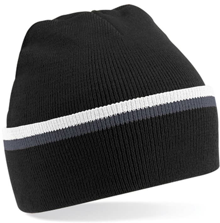 Basic Beanie mit Streifen