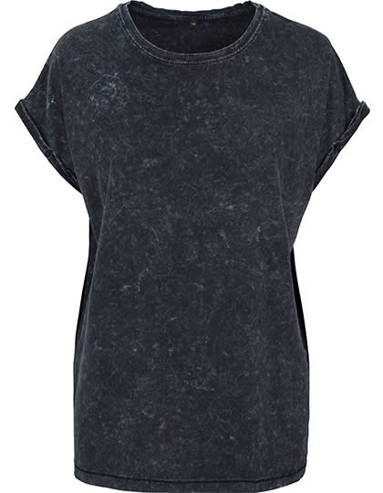 Weit geschnittenes Acid Washed T-Shirt für Damen