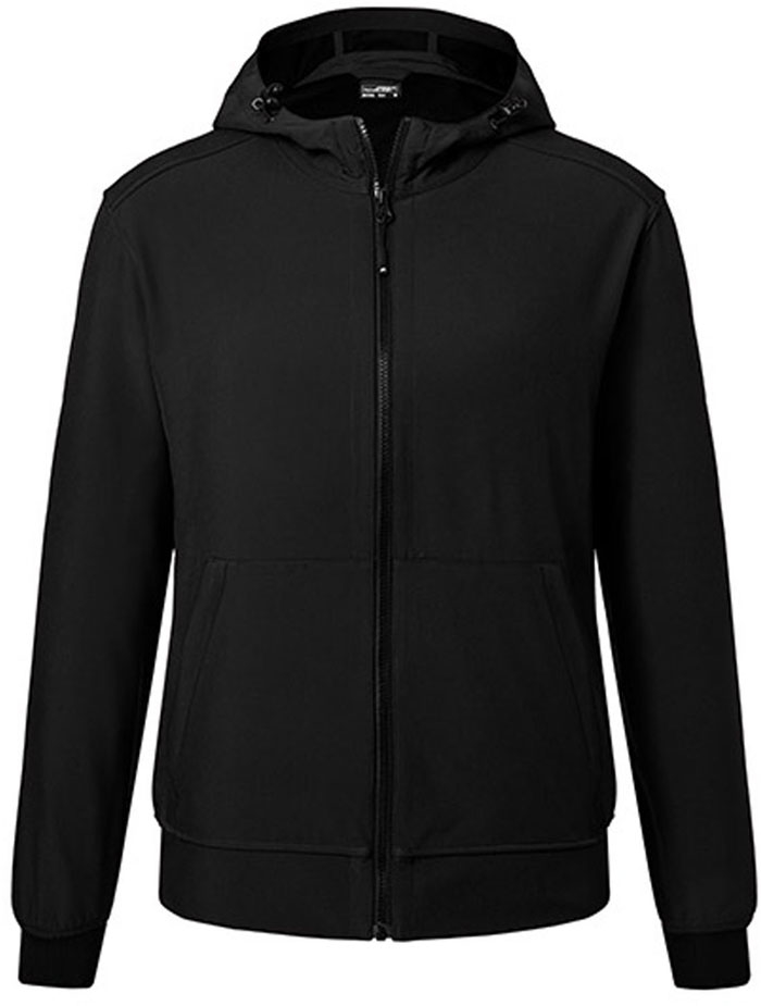 Herren-Softshelljacke Bionic-Finish-Eco und Kängurutasche